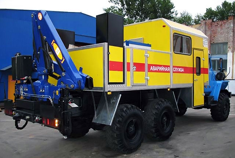 аварийная мастерская с КМУ PM