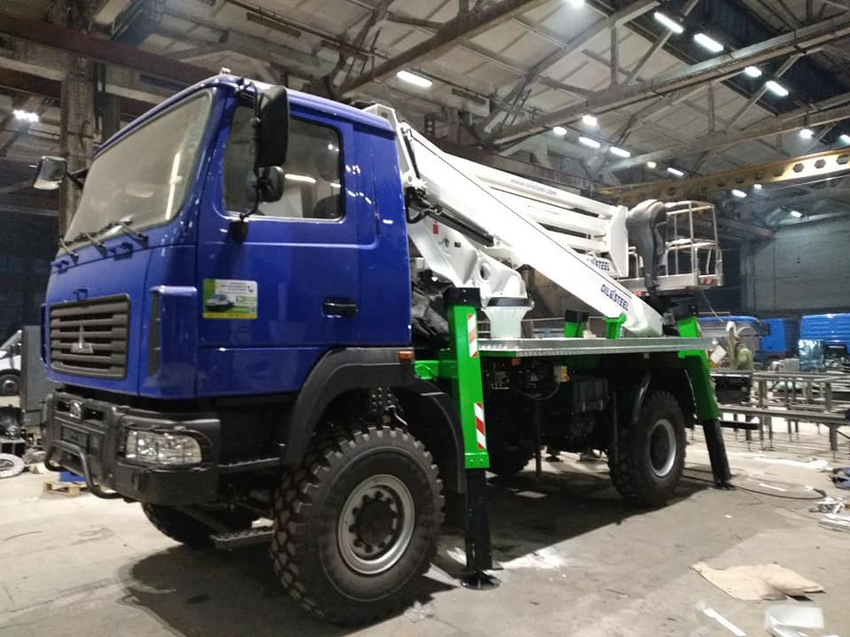 автовышка 28 м на базе маз-5302