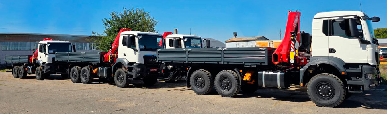 нові бортові вантажні автомобілі