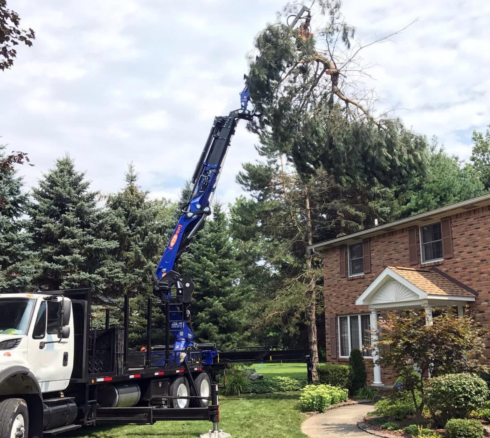 кран манипулятор pm захват для веток и бревен