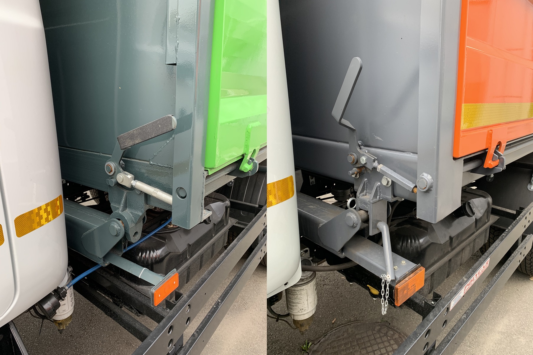 Механизм самосвалов