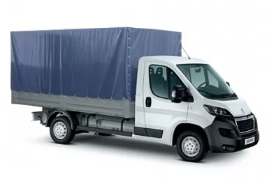 Бортовой автомобиль Peugeot Boxer с тентом