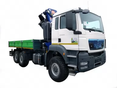 Бортовий автомобіль MAN TGS 33.440 + КМУ PM 47522 PX