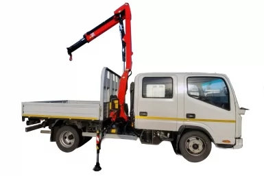 Бортовий автомобіль JAC N56DC + КМУ