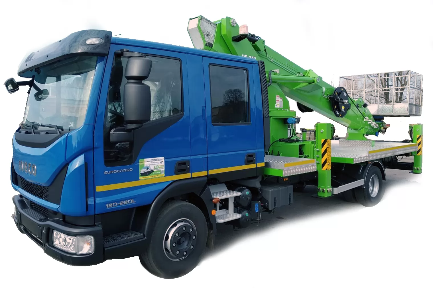 Автогидроподъемник DASAN DS340 на IVECO EUROCARGO DUAL CAB