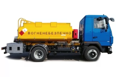 Автопаливозаправник АТЗ-5,5 на базі МАЗ-4371 Корнет 2 секції