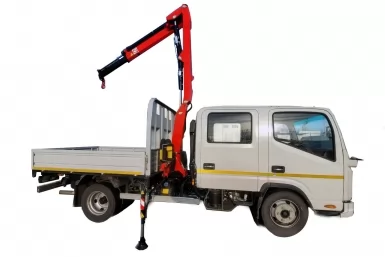 Бортовой автомобиль JAC N56DC + КМУ