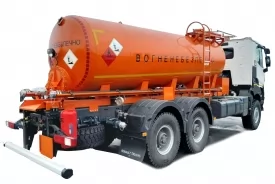 Цистерна LGBF с вакуумным насосом для сбора нефти на Renault KR 6x6 Medium 13LE5