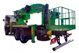 Автогидроподъемник DASAN DS450 + JIB на RENAULT TRUCKS K P6X6 MEDIUM 13L E6