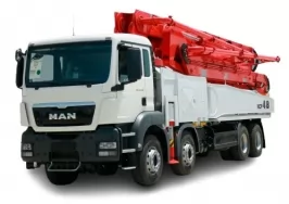 Автобетононасос KCP48ZX170 на базі MAN TGS 33.360 6x6
