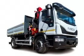 Самосвал TK-IV-KM-115 IVECO EuroCargo ML190EL25 + КМУ