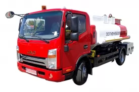 Автотопливозаправщик АТЗ-5 на базе JAC N82 2 секции