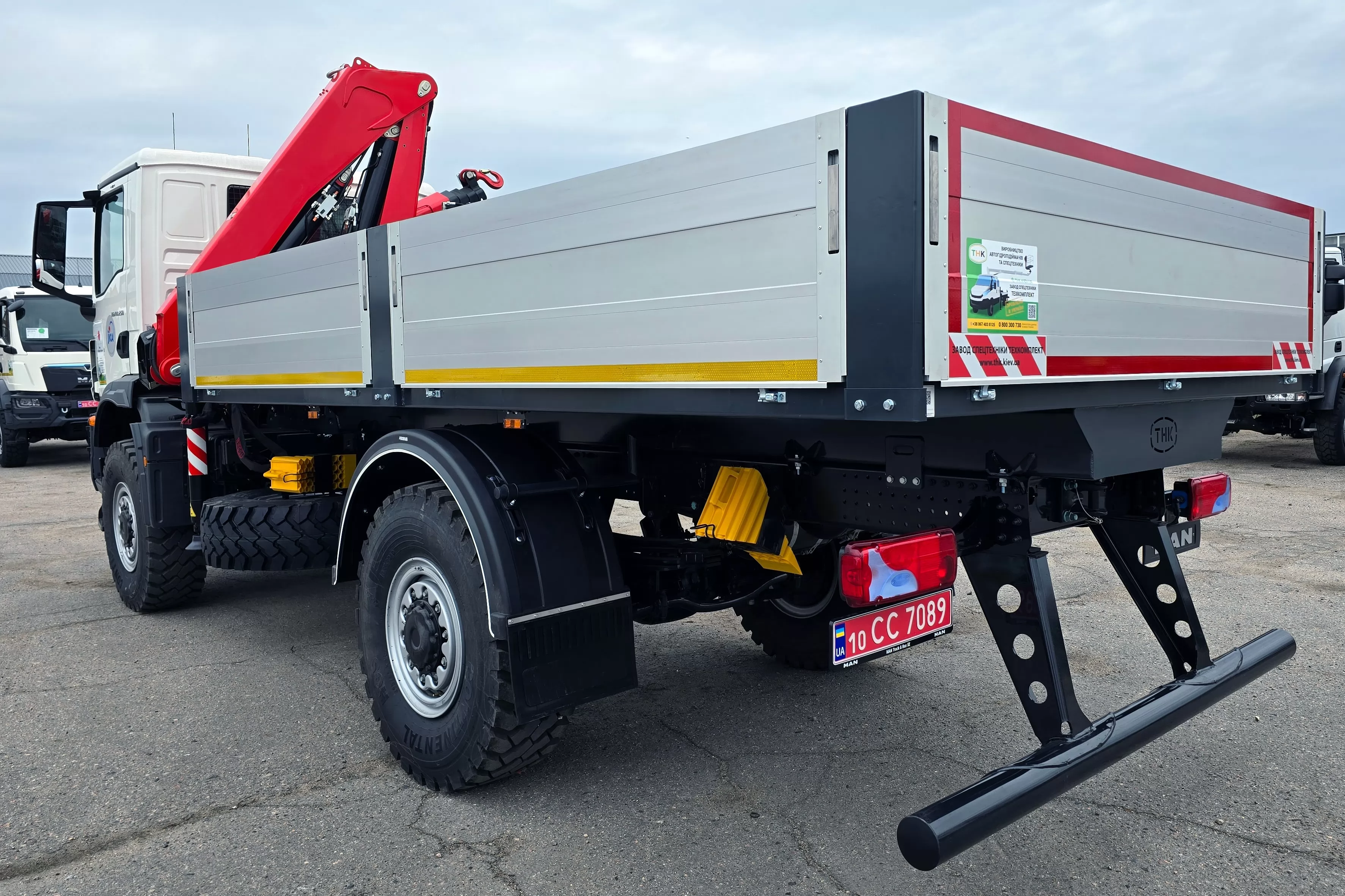 платформа борти алюміній