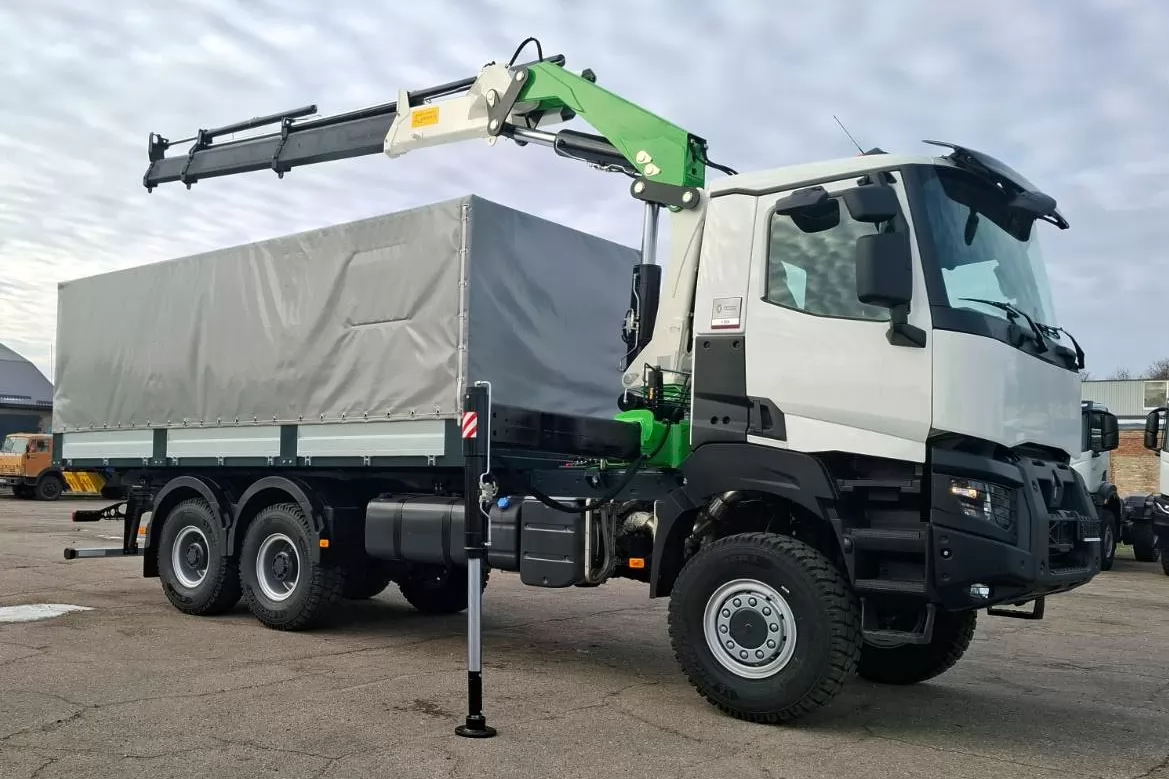 борт тент кран маніпулятор