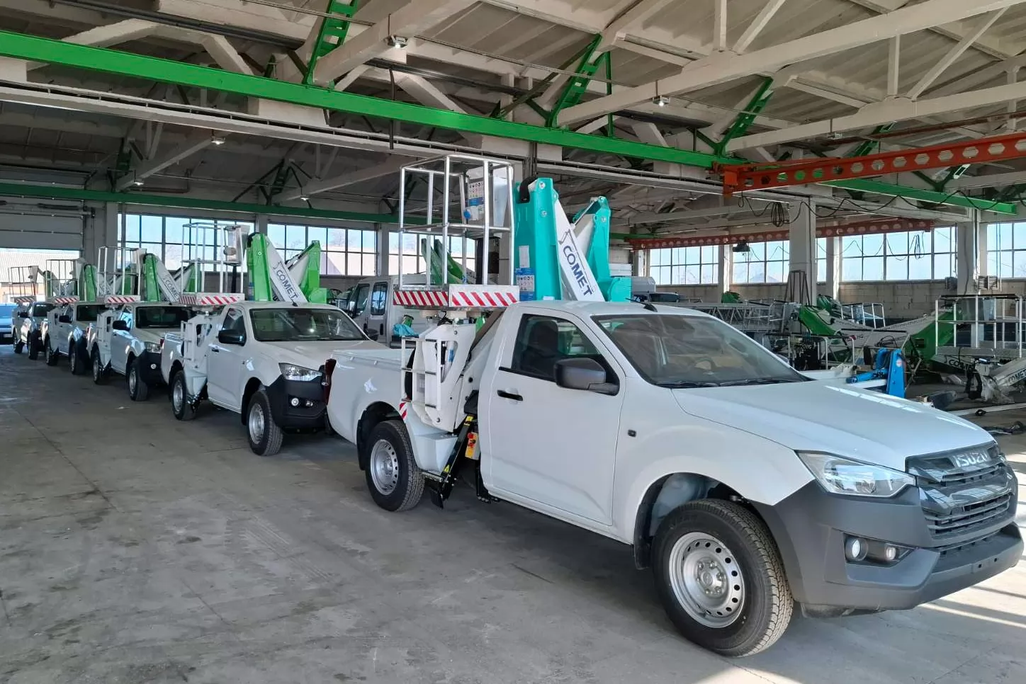 АГП на пикапах COMET