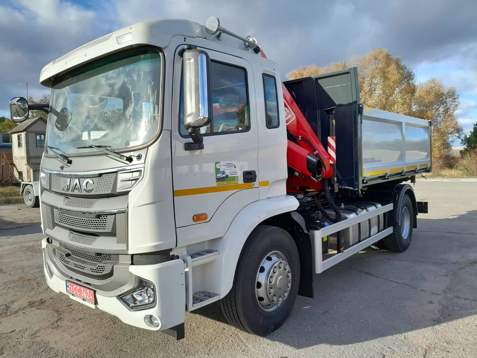 цена на самосвал + FASSI КМУ