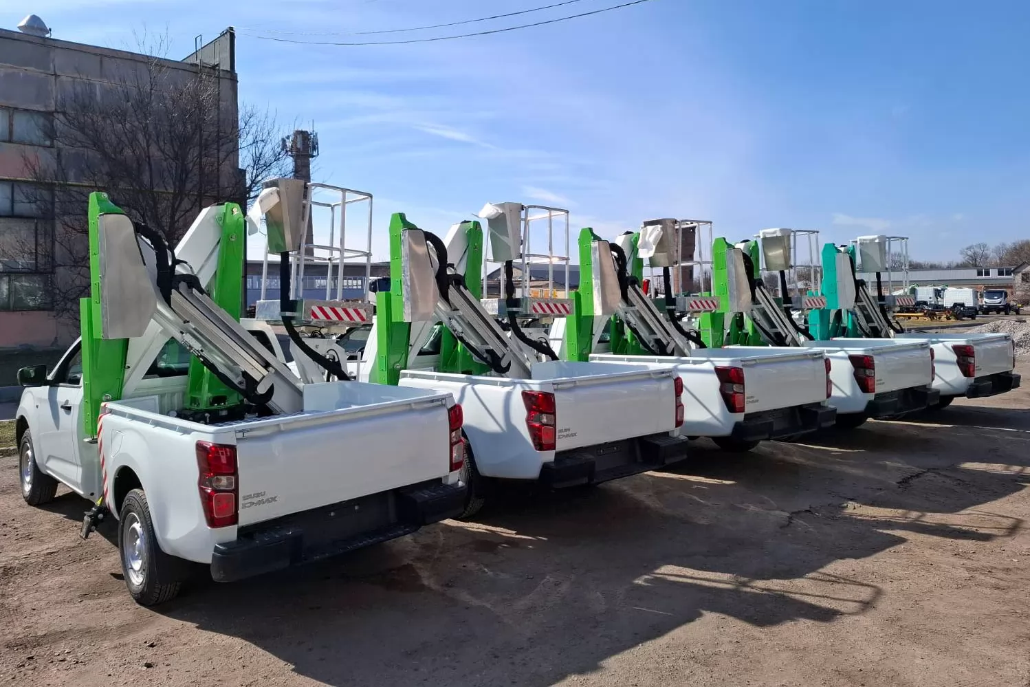 АГП ISUZU на пикапах