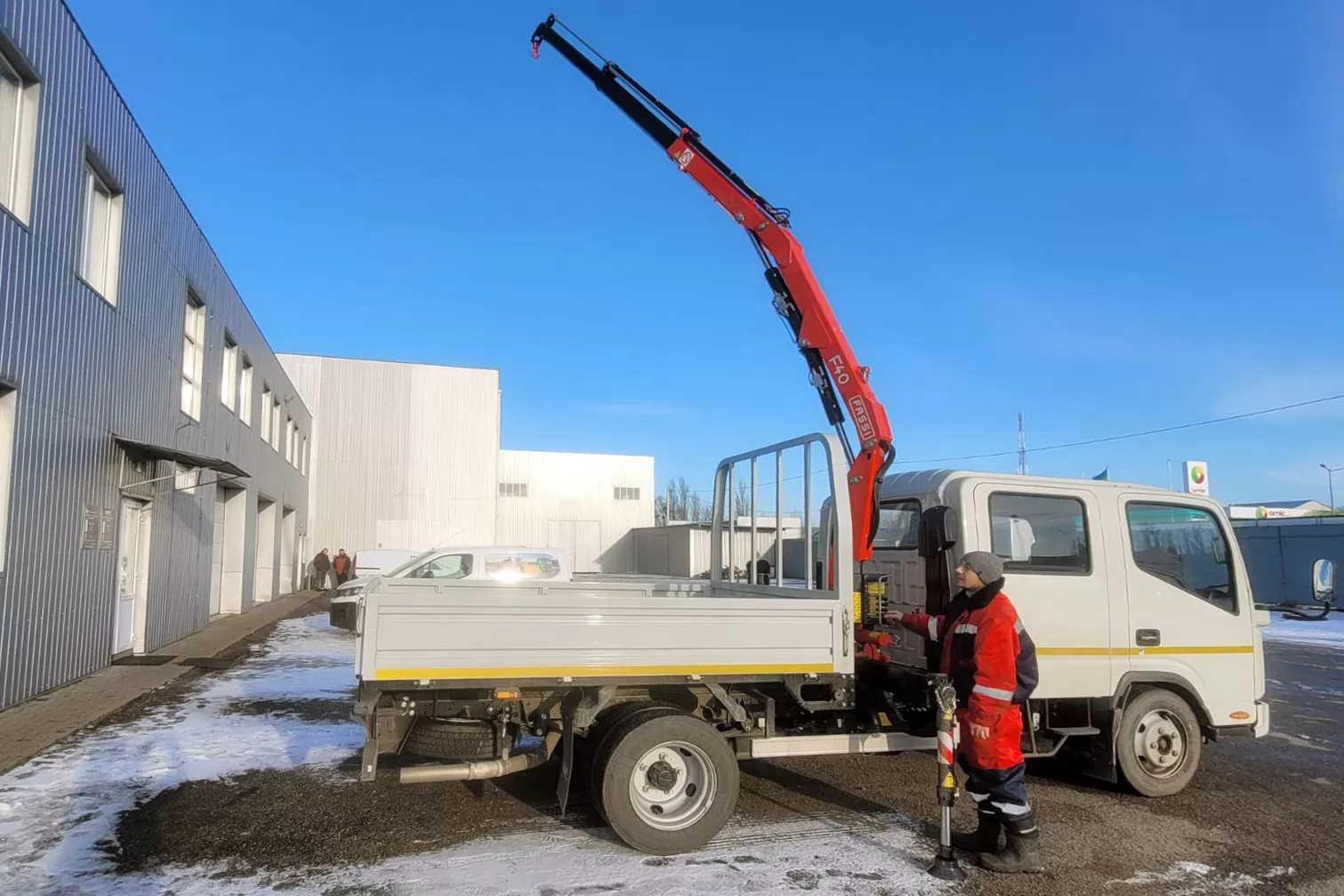 робота крана маніпулятора