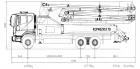 Автобетононасос KCP40ZX5170 на базі MAN TGS 33.360 6x6   - фото 11