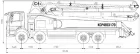 Автобетононасос KCP48ZX170 на базі MAN TGS 33.360 6x6 - фото 1