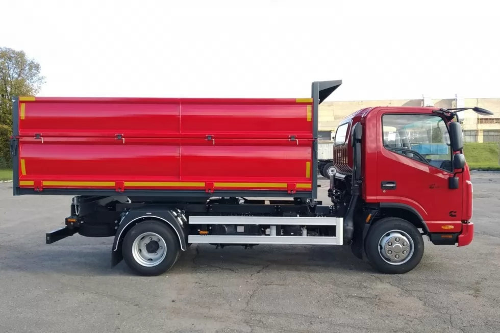 Изготовлен самосвал с надставными бортами на базе JAC N82, фото 8