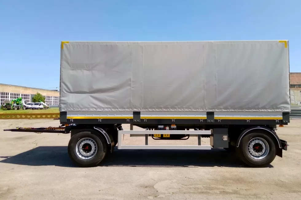 Готовится к отгрузке автопоезд на базе FORD Trucks и прицепа собственного производства Техкомплект, фото 7