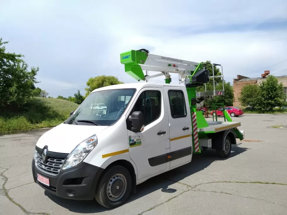 автогидроподъемники комет на базе рено мастер