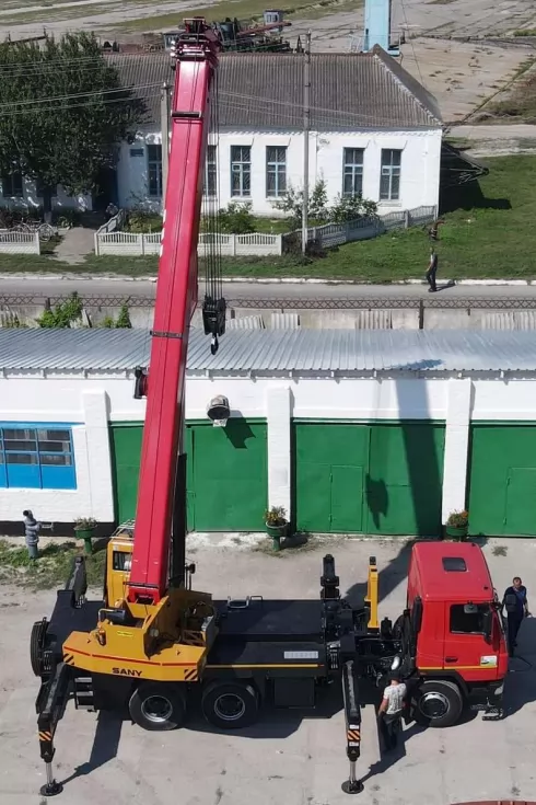 На базе МАЗ собран и отгружен покупателю 25-тонный автокран Palfinger Sany (Австрия-Китай), фото 20