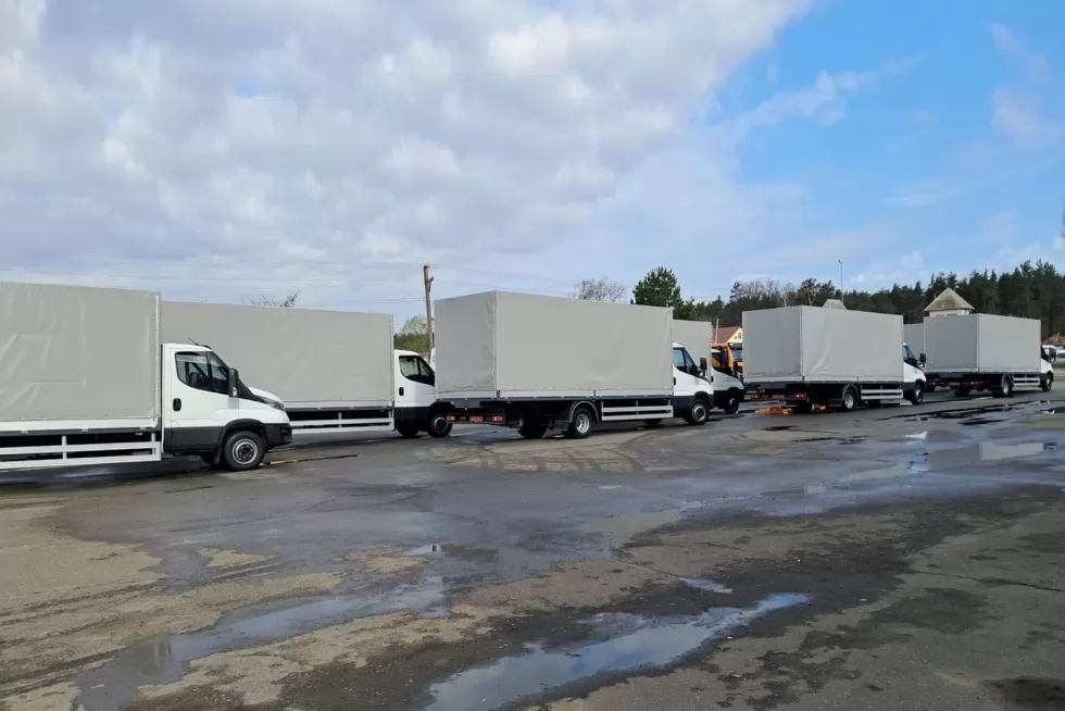 Готовится к отгрузке партия бортовых платформ на IVECO, фото 5