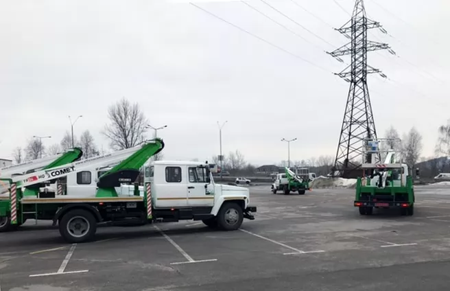 Одессаоблэнерго стал владельцем крупной партии автовышек Comet, фото 3