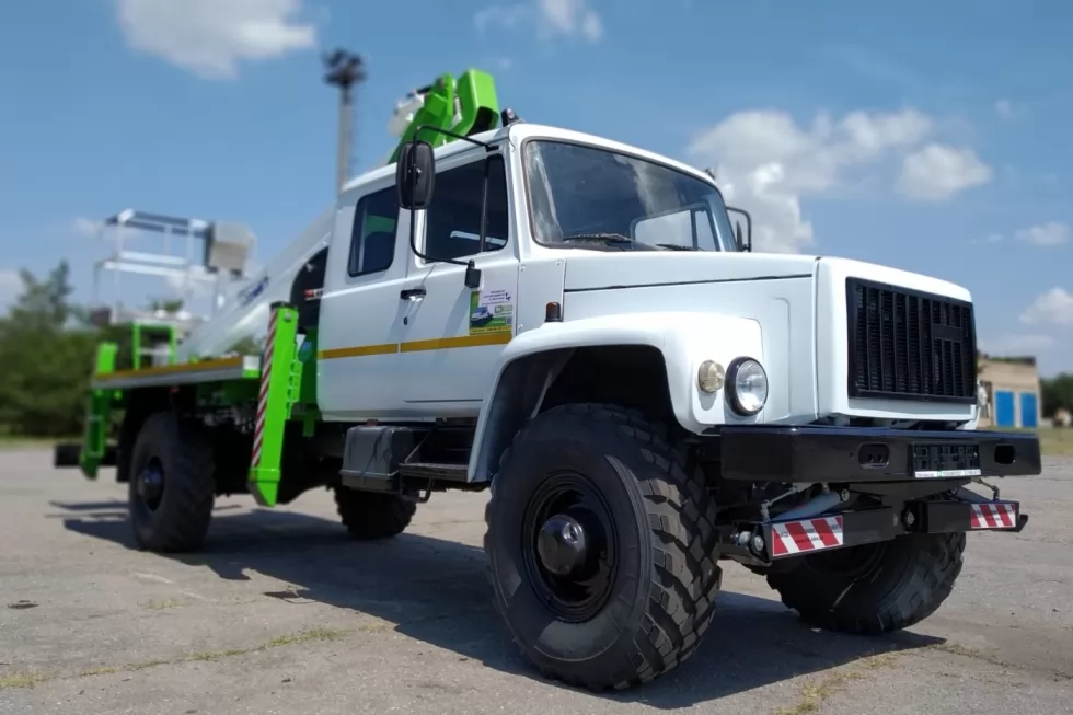 Ровнооблэнерго купил автовышку Comet 18 на полноприводном шасси ГАЗ-3308, фото 6