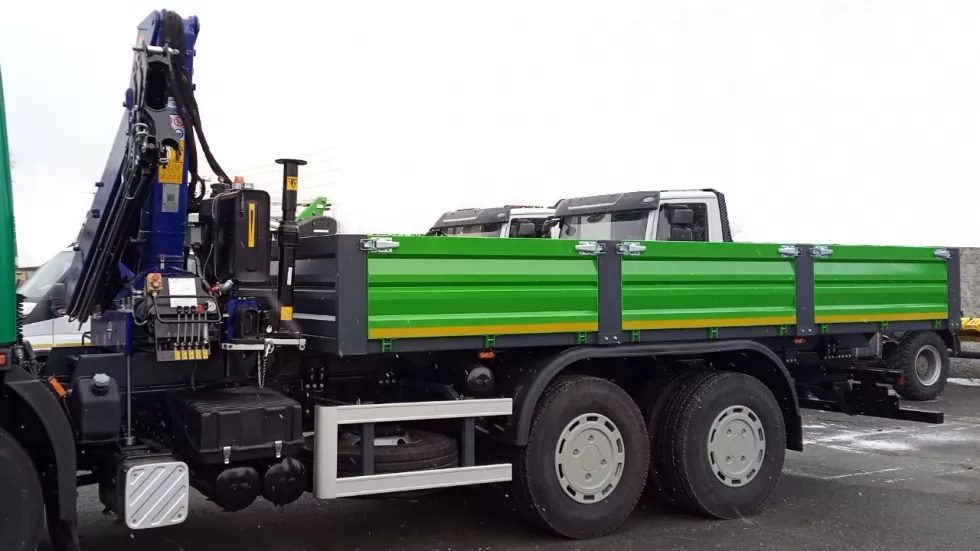 В Киевской области будет работать бортовая платформа на МАЗ-6312 с краном-манипулятором PM 12 Classic, фото 5