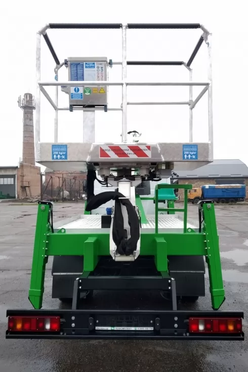 Изготовлена новая автовышка Comet 18 м на базе GAZON Next (HDC Белава), фото 5