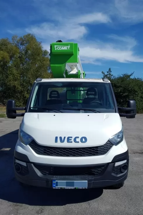 Для частного предприятия в Киеве изготовлена ​​26-метровая автовышка Comet на давальческом шасси IVECO Daily, фото 4