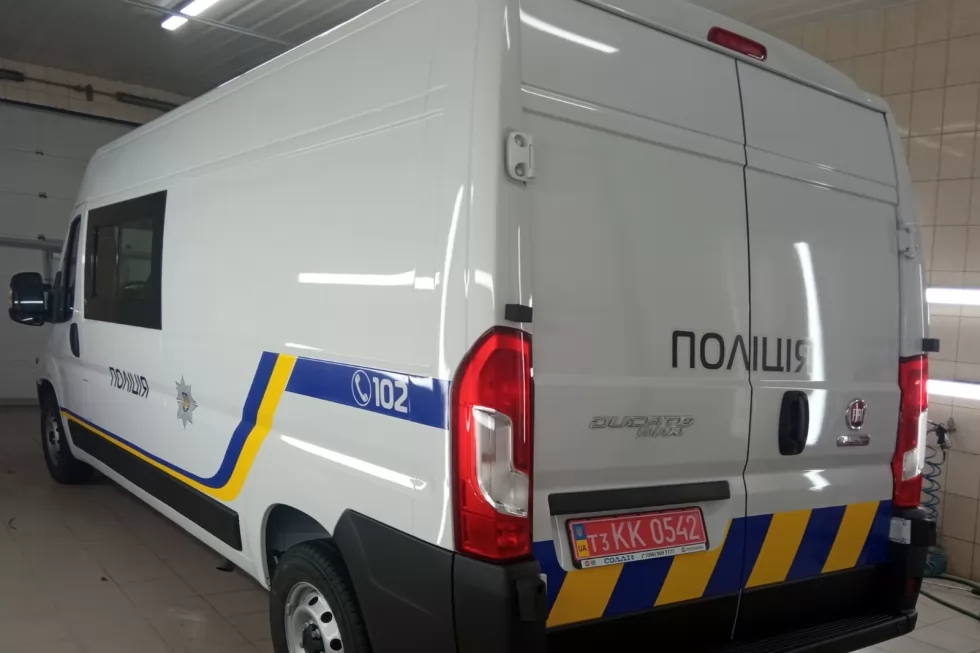Выполнили специализацию FIAT Ducato для Нацполиции Черниговcкой области, фото 3