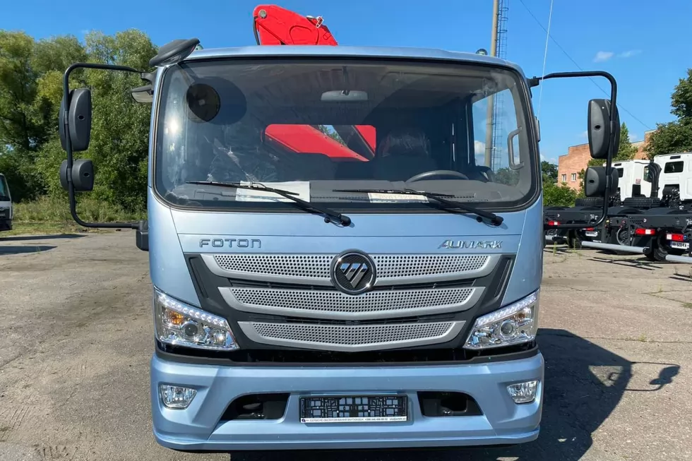 На базе FOTON AUMARK BJ1128 изготовлена новая бортовая платформа с КМУ, фото 6
