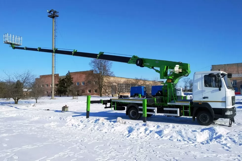 автогидроподъемник dasan ds340 на маз 4371