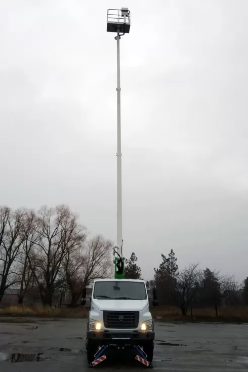 Изготовлена новая автовышка Comet 18 м на базе GAZON Next (HDC Белава), фото 16