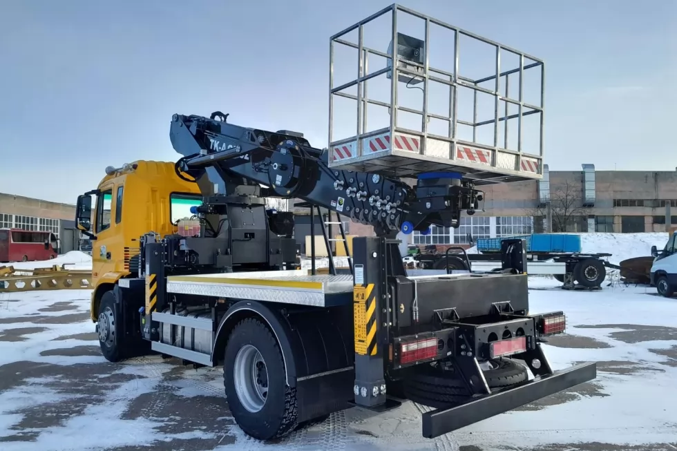 Еще одна 32-метровая автовышка DASAN поехала работать в Харьковскую область, фото 7