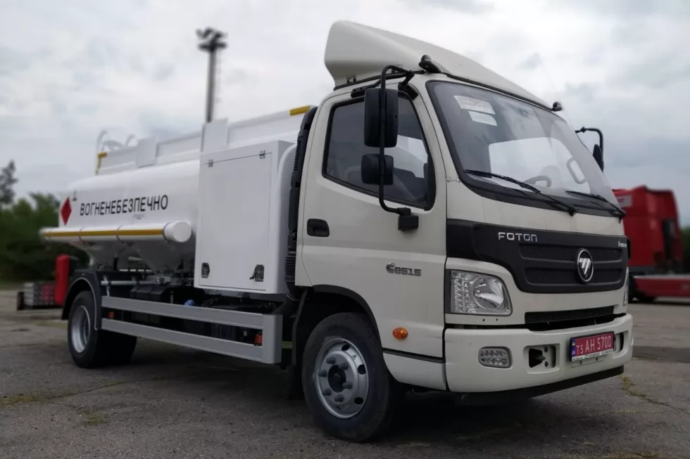 Топливозаправщик Техкомплект установлен на шасси FOTON, фото 2