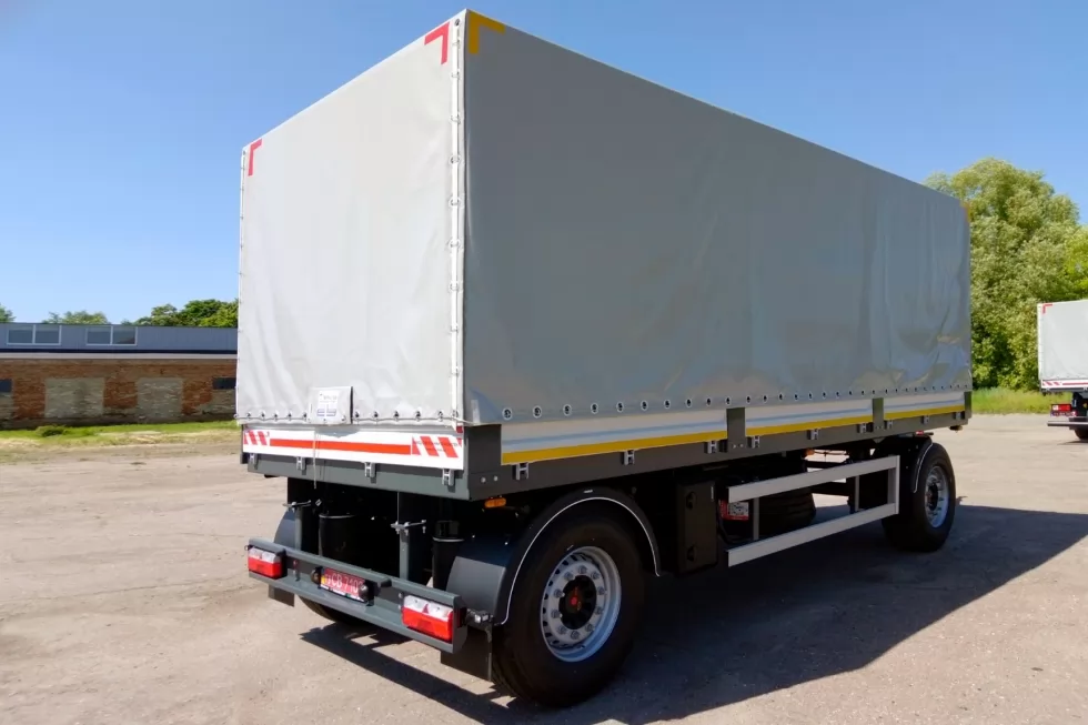 Готовится к отгрузке автопоезд на базе FORD Trucks и прицепа собственного производства Техкомплект, фото 6