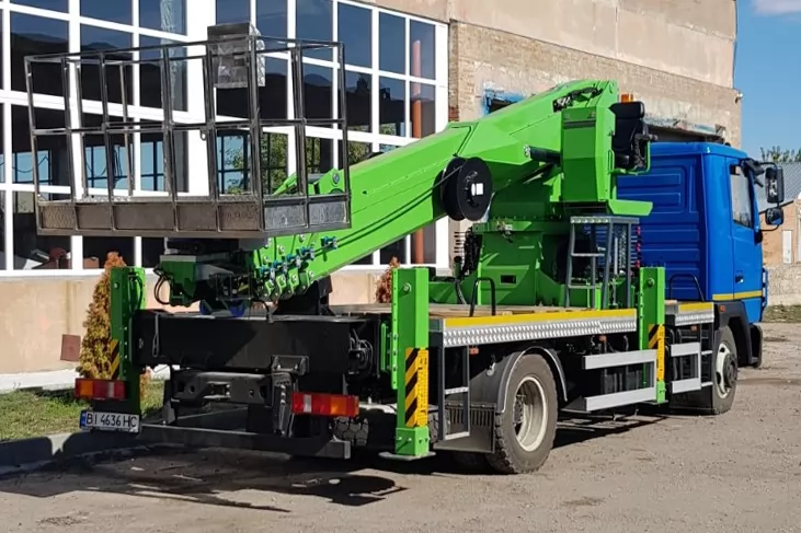 Проведено плановое техническое обслуживание автовышки SKYMAN DS-340, фото 14