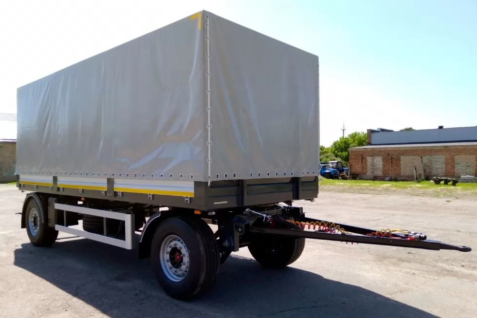 Готовится к отгрузке автопоезд на базе FORD Trucks и прицепа собственного производства Техкомплект, фото 5