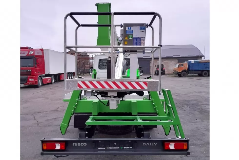 Собрана новая автовышка COMET 21 | 2 | 9 HQ с комбинированной стрелой, фото 4