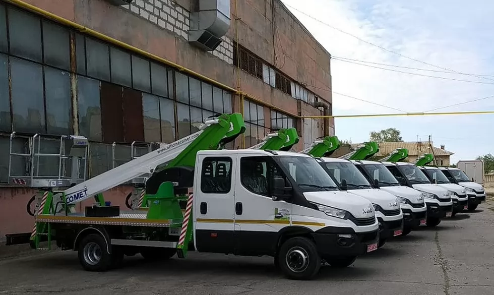 ДТЭК закупил партию автогидроподъемников Comet 18 м для Днепроблэнерго и Донецкоблэнерго, фото 3