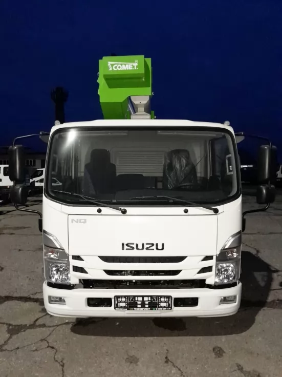 Изготовили автовышку с гуськом на базе ISUZU NQR 90, фото 7