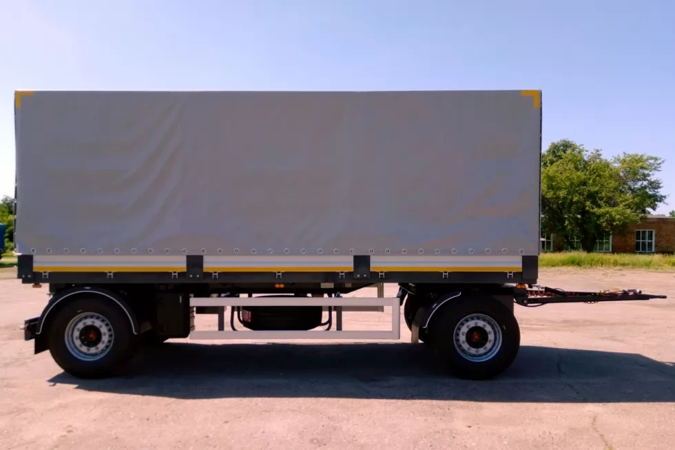 Готовится к отгрузке автопоезд на базе FORD Trucks и прицепа собственного производства Техкомплект, фото 10