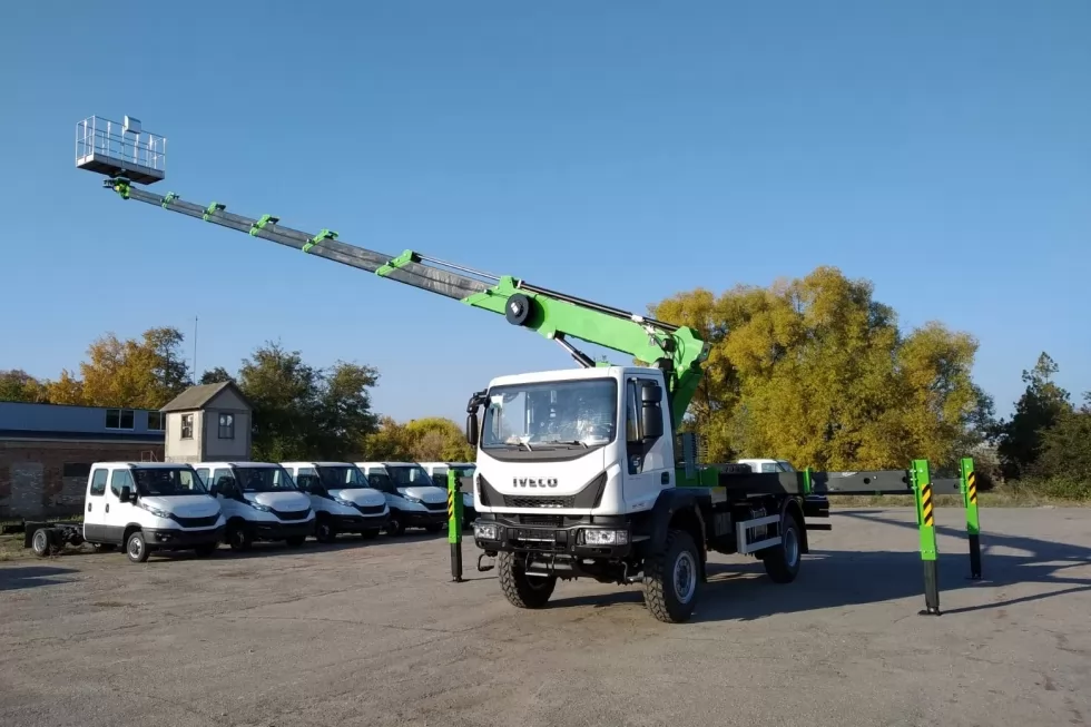 новый автогидроподъемник dasan ds300 купить украина