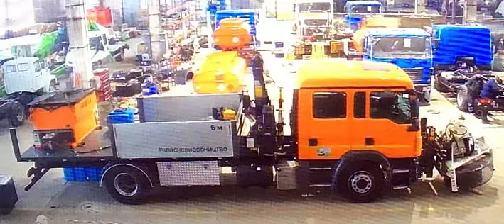 Бортовой автомобиль MAN TGM 18.290 + КМУ PM 11522 + фрезер Stehr SKF 950B