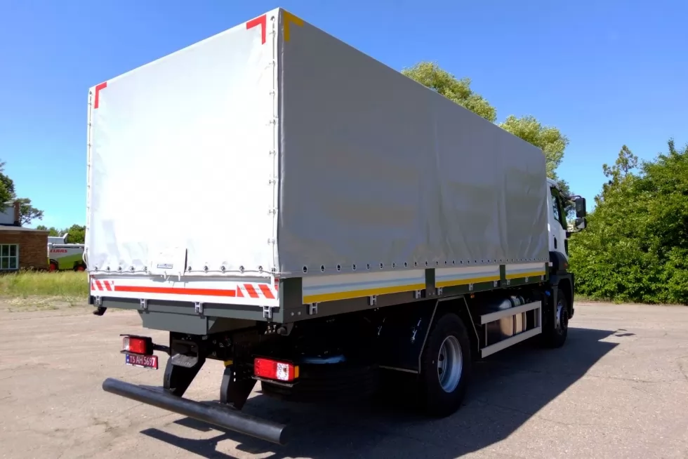 Готовится к отгрузке автопоезд на базе FORD Trucks и прицепа собственного производства Техкомплект, фото 9